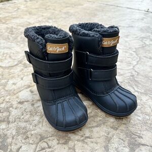 Toddler Denver Winter Boots - Cat & Jack Black 10T